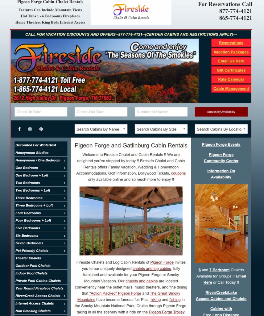 Fireside Chalets